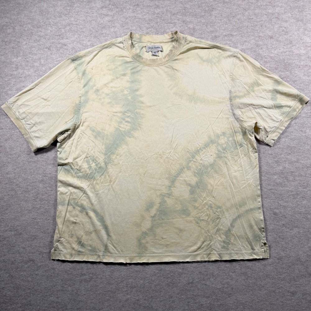 Distressed Handmade John W. Nordstrom Men XXL Tie Dye Cotton T-Shirt Grunge